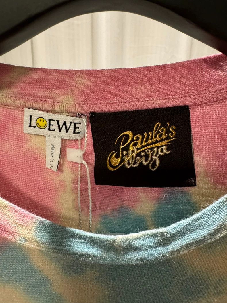 Loewe Loewe Tie-Dye Smile Short Sleeve Shirt - dmc Size M / US 6-8 / IT 42-44 - 3 Thumbnail