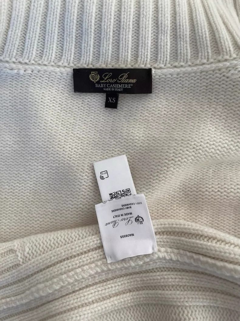 Loro Piana Loro Piana Cashmere Zip Sweater XS - dmc Size XS / US 0-2 / IT 36-38 - 3 Thumbnail