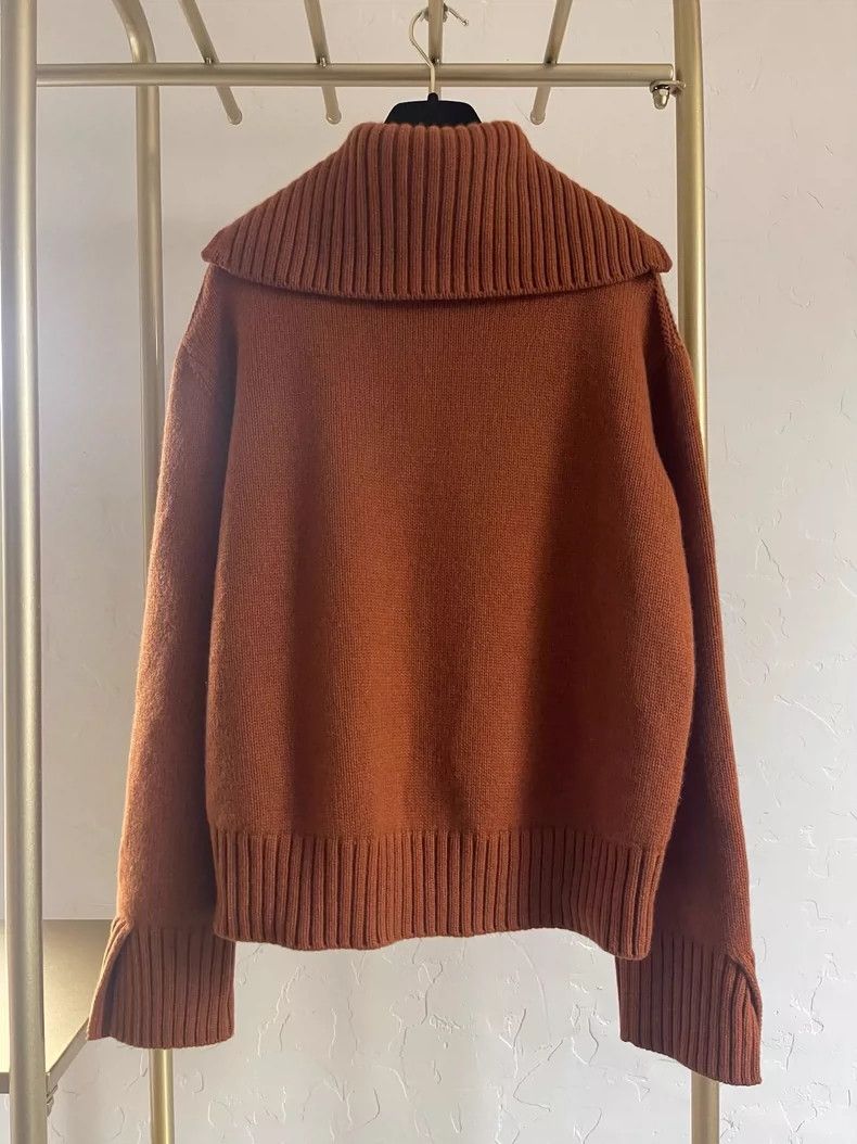 Loro Piana Loro Piana Classic Cashmere Zip Sweater - dmc Size M / US 6-8 / IT 42-44 - 2 Thumbnail