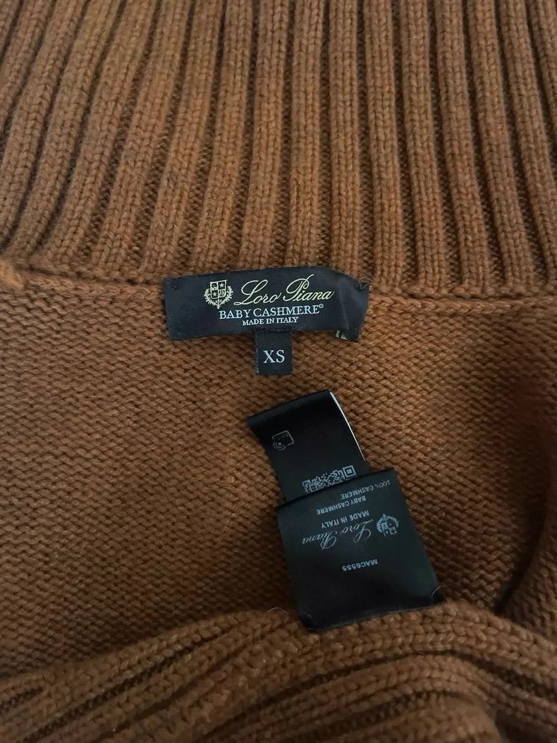 Loro Piana Loro Piana Classic Cashmere Zip Sweater - dmc Size M / US 6-8 / IT 42-44 - 3 Thumbnail