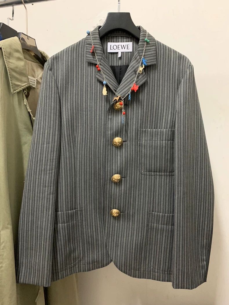Loewe LOEWE Pure Wool Poster style blazer - dmc Size M / US 6-8 / IT 42-44 - 2 Thumbnail