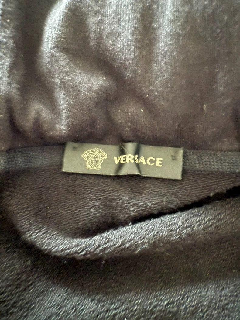 Versace Versace Black Hoodie with Medusa Print - dmc Size M / US 6-8 / IT 42-44 - 8 Thumbnail