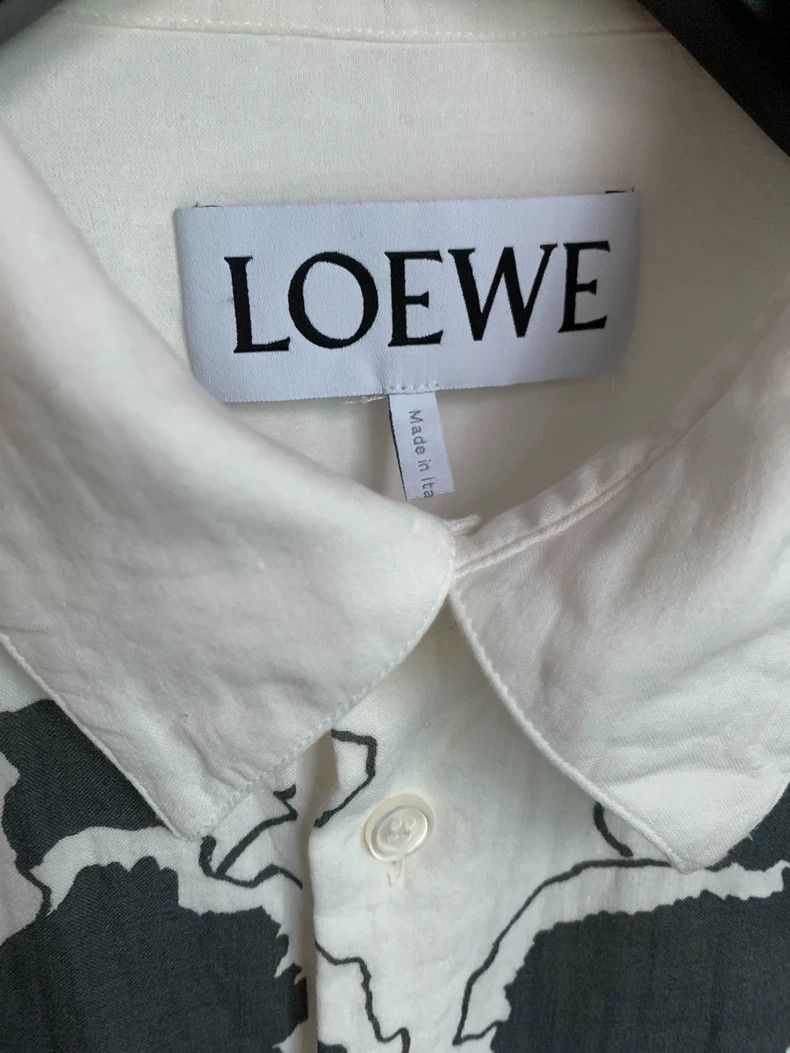 Loewe LOEWE AW21 Pansy Print Robe Shirt - dmc Size M / US 6-8 / IT 42-44 - 2 Thumbnail