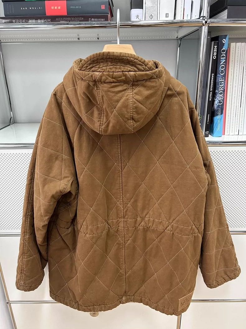 Loewe LOEWE Quilted Hooded Cotton Jacket - dmc Size M / US 6-8 / IT 42-44 - 2 Thumbnail
