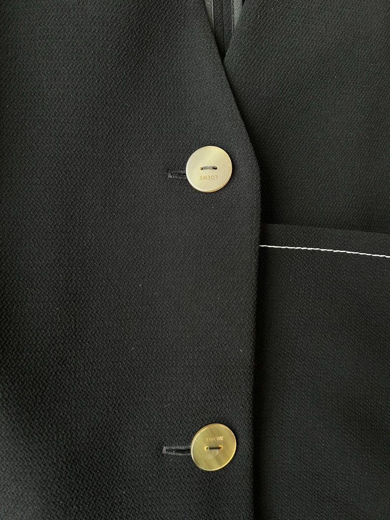 Loewe Loewe Runway Black V-Neck Water Sleeve Coat - dmc Size M / US 6-8 / IT 42-44 - 4 Thumbnail
