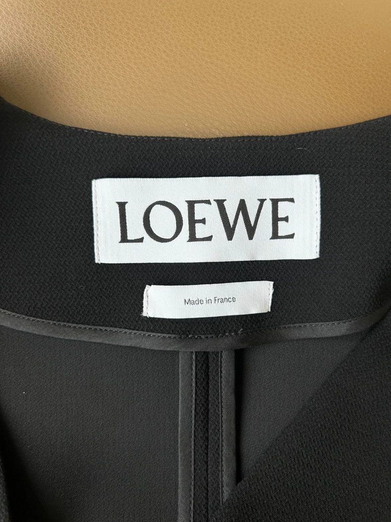 Loewe Loewe Runway Black V-Neck Water Sleeve Coat - dmc Size M / US 6-8 / IT 42-44 - 3 Thumbnail