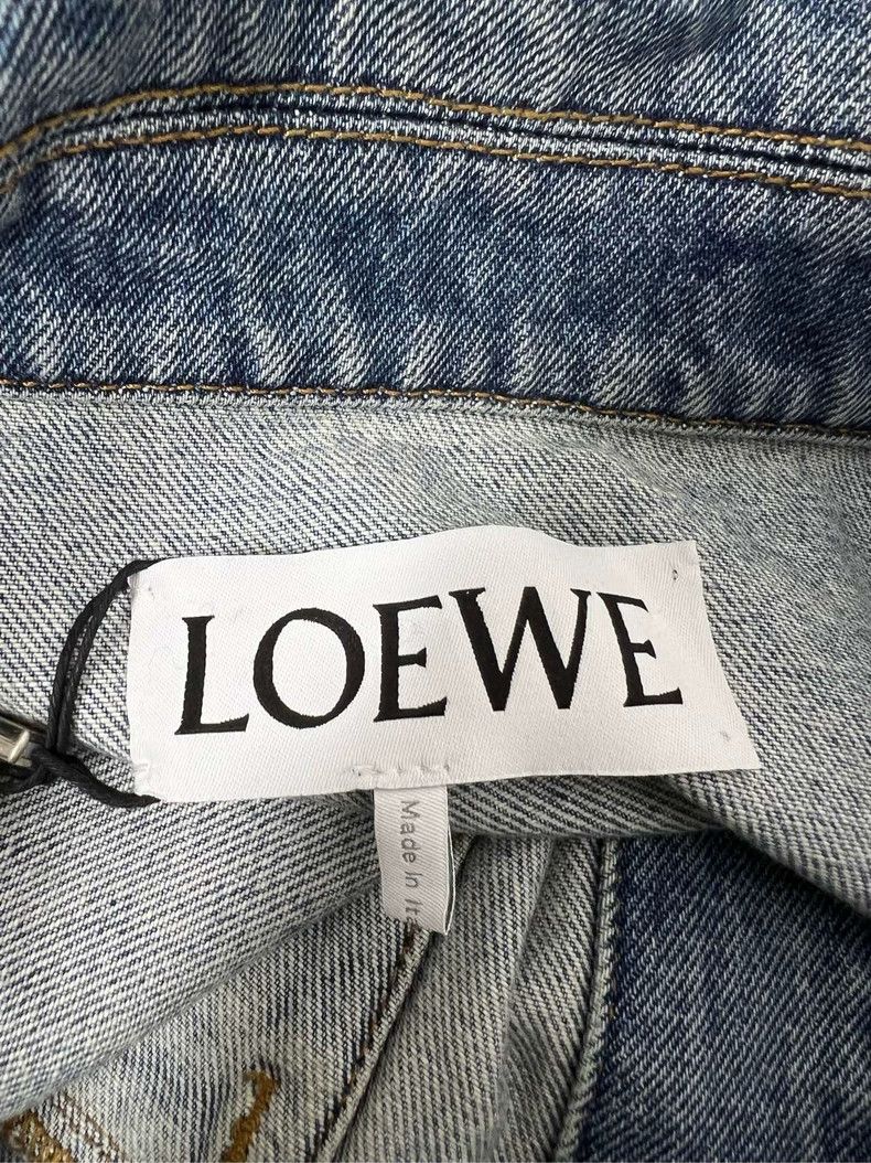 Loewe LOEWE Arm Logo Denim Jacket - dmc Size M / US 6-8 / IT 42-44 - 5 Thumbnail