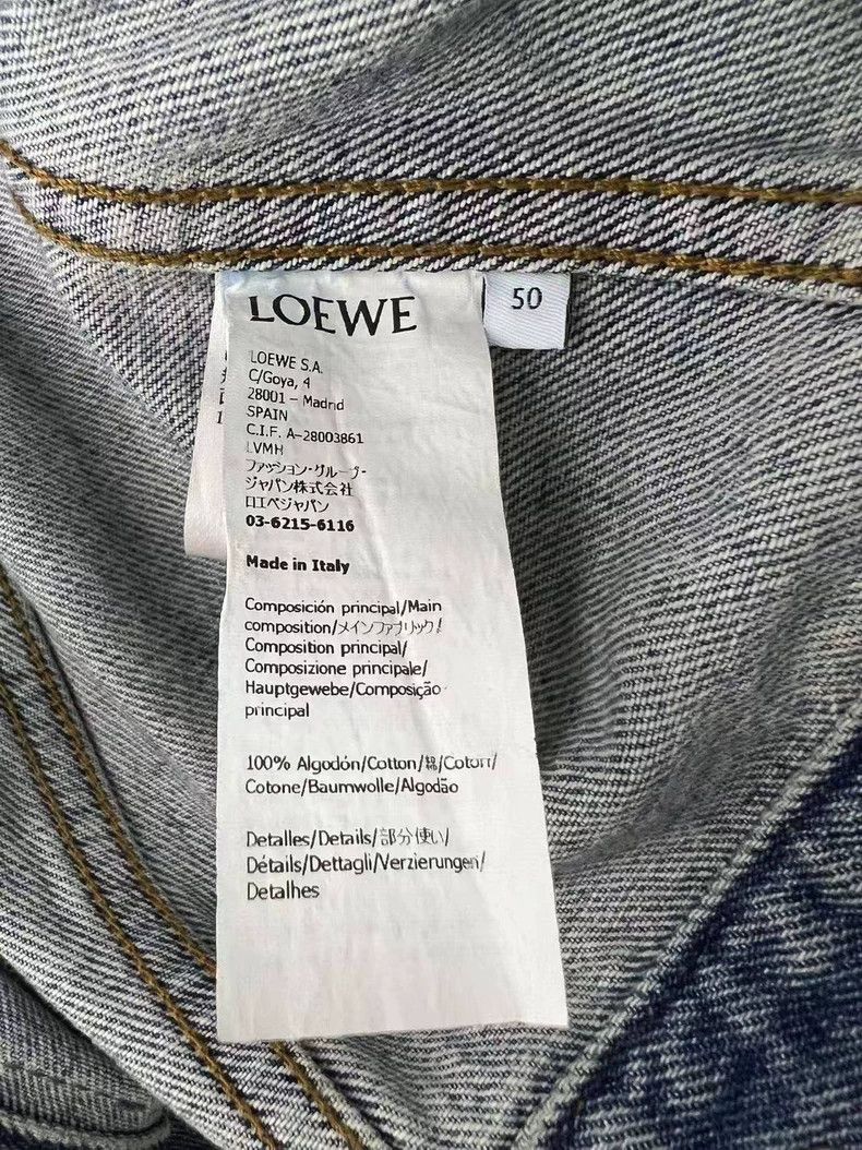 Loewe LOEWE Arm Logo Denim Jacket - dmc Size M / US 6-8 / IT 42-44 - 6 Thumbnail