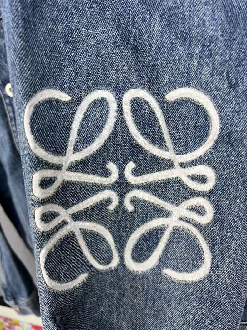 Loewe LOEWE Arm Logo Denim Jacket - dmc Size M / US 6-8 / IT 42-44 - 3 Thumbnail