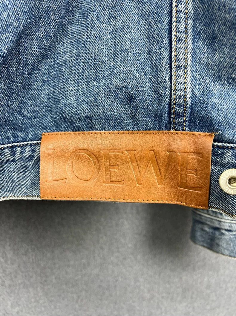 Loewe LOEWE Arm Logo Denim Jacket - dmc Size M / US 6-8 / IT 42-44 - 4 Thumbnail