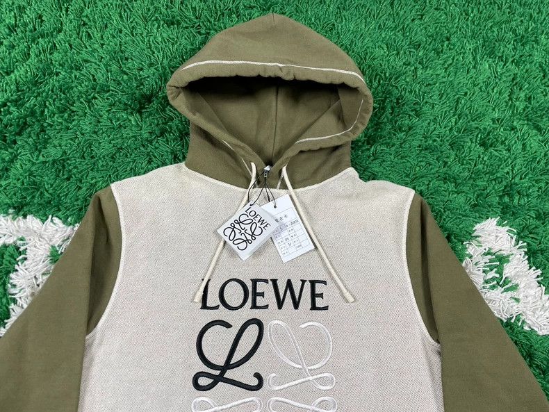 Loewe Loewe Large Logo Patchwork Hoodie - dmc Size M / US 6-8 / IT 42-44 - 3 Thumbnail