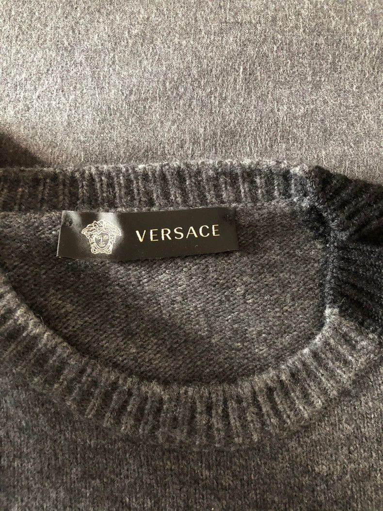 Versace Versace Limited Edition Patchwork Sweater - dmc Size M / US 6-8 / IT 42-44 - 4 Thumbnail