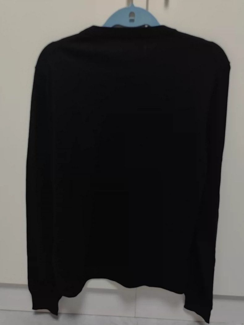 Versace Versace Medusa Embroidered Silk-Cotton Sweater - dmc Size M / US 6-8 / IT 42-44 - 2 Thumbnail