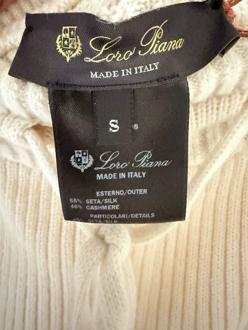 Loro Piana Loro Piana Women's White Knit Cashmere Pants - dmc Size 30" / US 8 / IT 44 - 5 Thumbnail