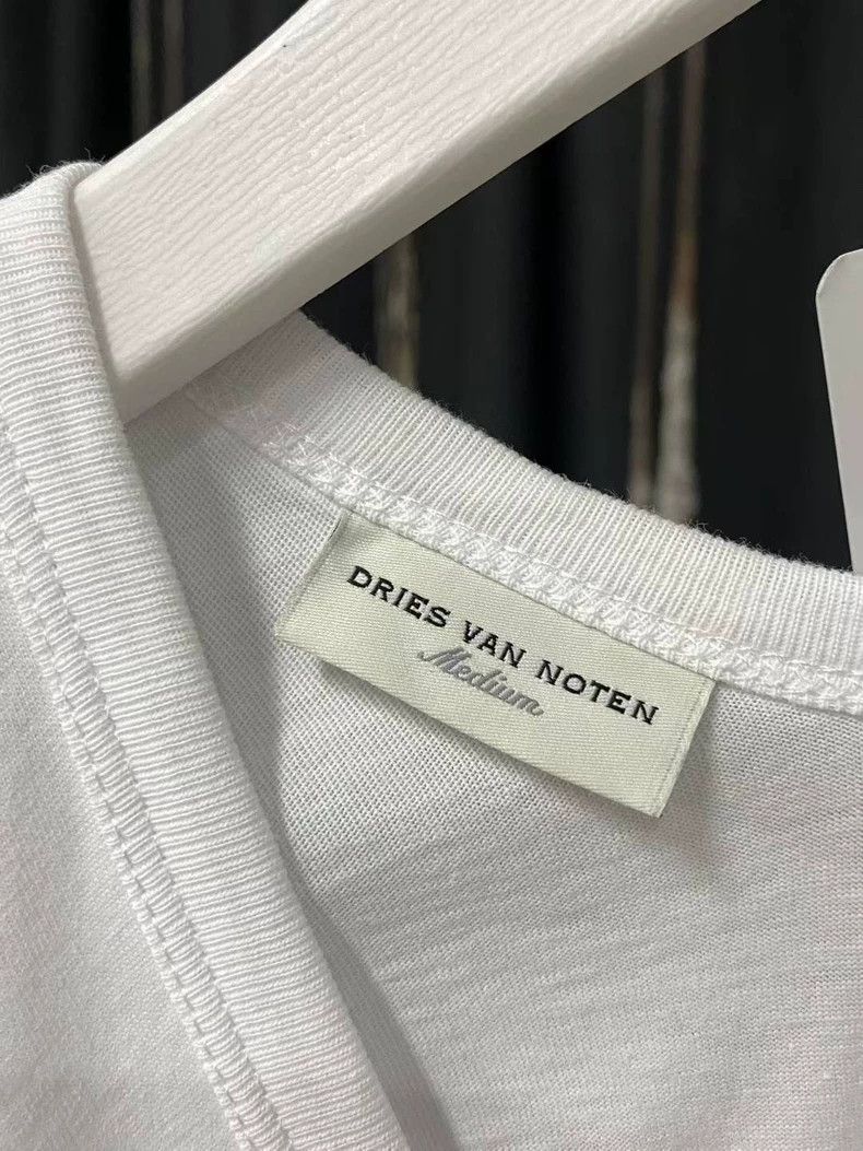 Dries Van Noten Dries Van Noten White Long Sleeve Top - dmc Size M / US 6-8 / IT 42-44 - 5 Thumbnail