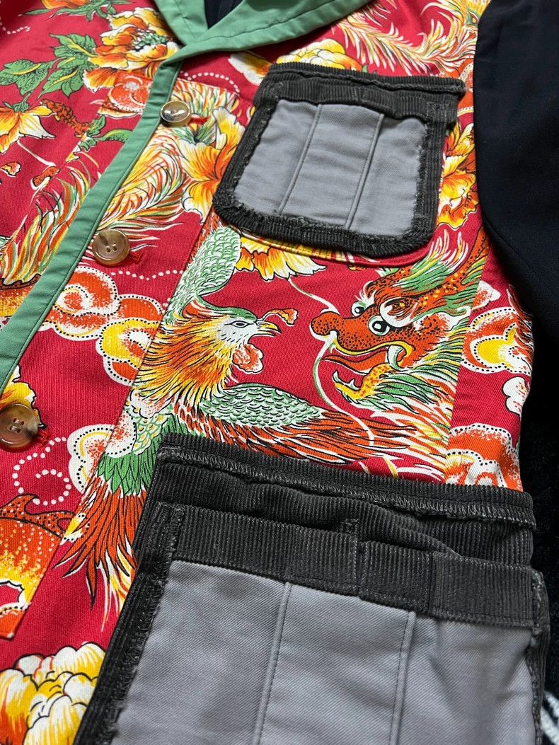 Comme des Garcons Comme des Garcons Dragon Phoenix Print Vest - dmc Size M / US 6-8 / IT 42-44 - 3 Thumbnail