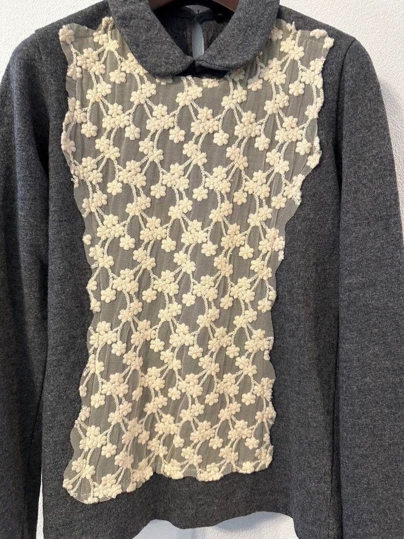 Comme des Garcons Comme des Garçons 97AW Patchwork Floral Wool Top - dmc Size M / US 6-8 / IT 42-44 - 5 Thumbnail