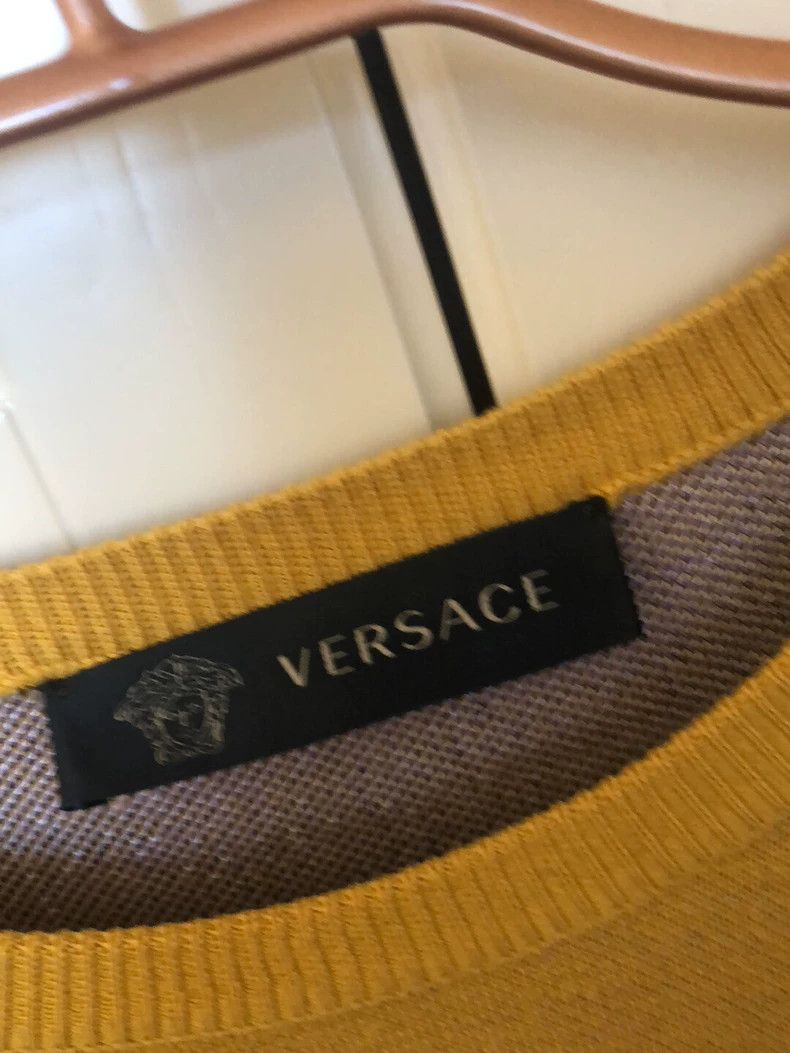 Versace Versace Men's Long Sleeve Sweater - dmc Size M / US 6-8 / IT 42-44 - 4 Thumbnail