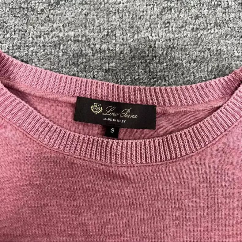 Loro Piana Loro Piana Pink Short Sleeve Shirt - dmc Size M / US 6-8 / IT 42-44 - 4 Thumbnail