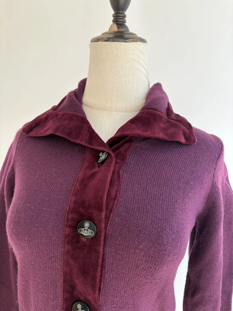 Vivienne Westwood Vivienne Westwood Purple Cardigan Sweater Coat - dmc Size M / US 6-8 / IT 42-44 - 2 Thumbnail
