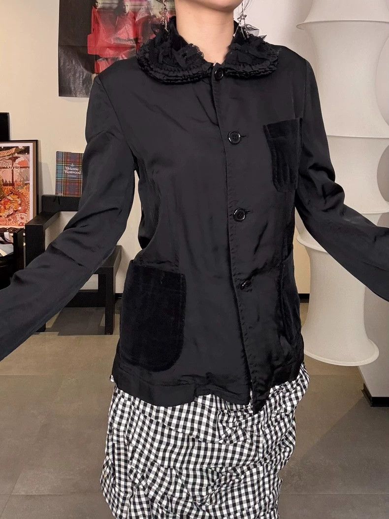 Comme des Garcons Comme des Garcons Tricot Ruffled Collar Jacket - dmc Size M / US 6-8 / IT 42-44 - 2 Thumbnail