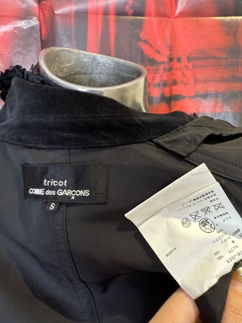 Comme des Garcons Comme des Garcons Tricot Ruffled Collar Jacket - dmc Size M / US 6-8 / IT 42-44 - 8 Thumbnail