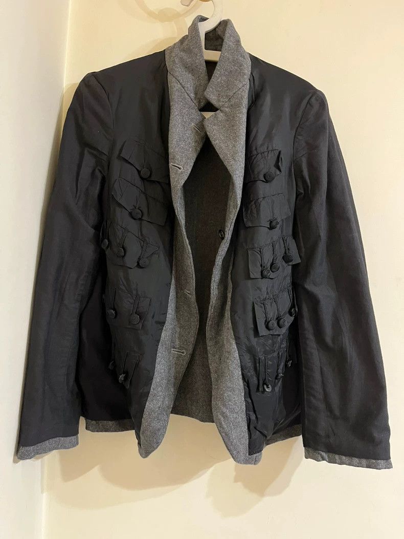 Comme des Garcons CDG Double-Sided Wool Blend Blazer - dmc Size M / US 6-8 / IT 42-44 - 4 Thumbnail