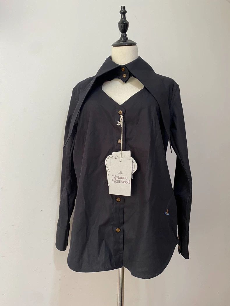 Vivienne Westwood Vivienne Westwood Heart Collar Pointed Shirt - dmc Size M / US 6-8 / IT 42-44 - 2 Thumbnail