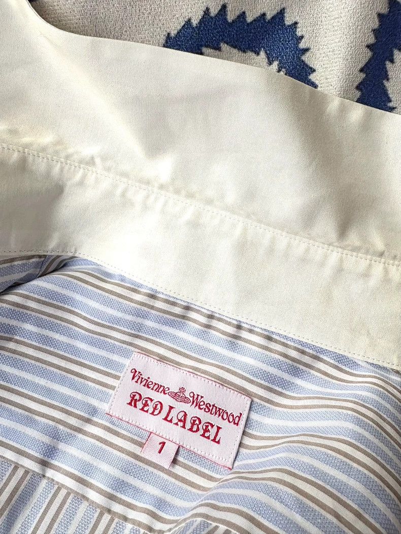 Vivienne Westwood Vivienne Westwood Vintage Blue Stripe Shirt - dmc Size M / US 6-8 / IT 42-44 - 5 Thumbnail