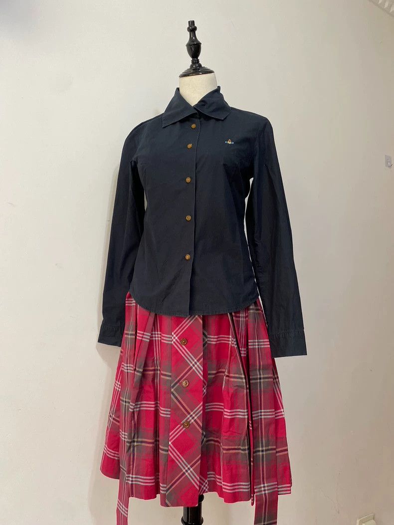 Vivienne Westwood Vivienne Westwood Vintage Black Shirt - dmc Size M / US 6-8 / IT 42-44 - 3 Thumbnail