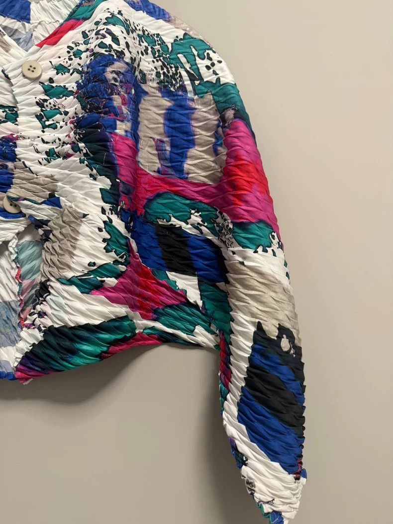 Issey Miyake Issey Miyake Fish Scale Cardigan FO641 - dmc Size M / US 6-8 / IT 42-44 - 2 Thumbnail