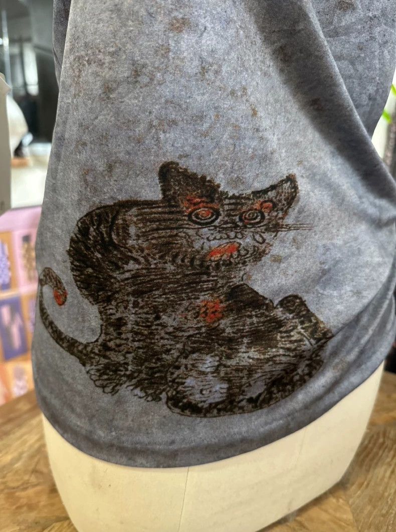 Issey Miyake Issey Miyake Tiger Print Fitted T-shirt - dmc Size M / US 6-8 / IT 42-44 - 4 Thumbnail