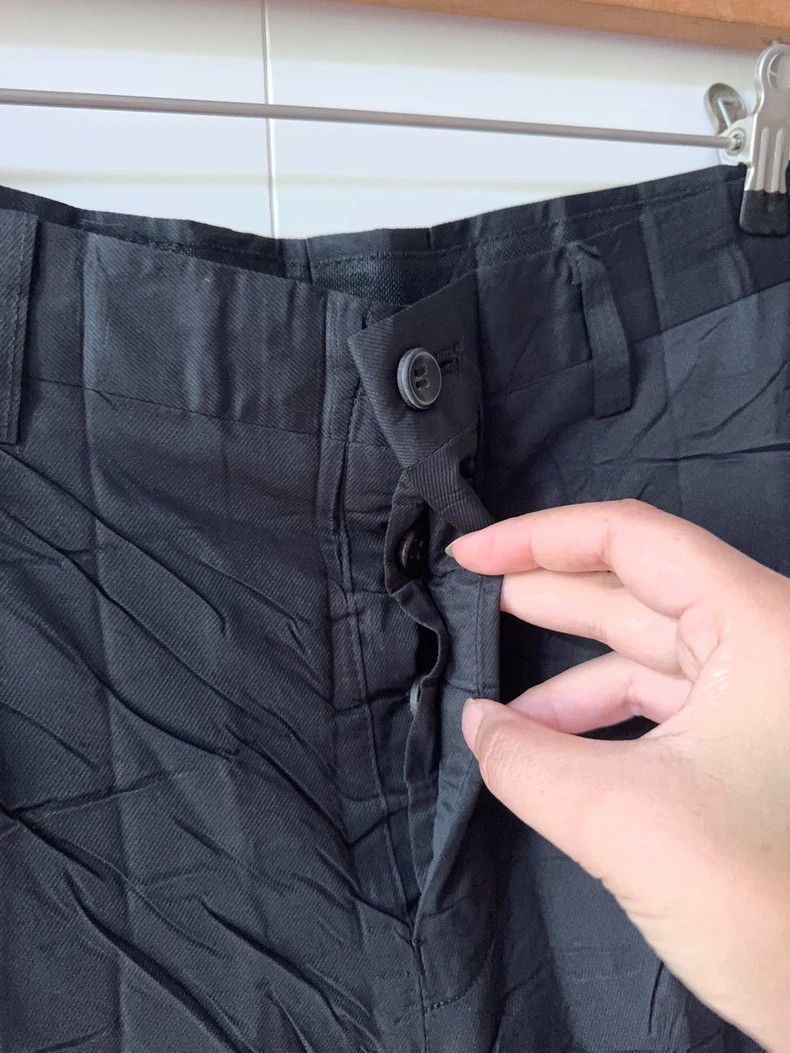 Issey Miyake Issey Miyake Black Pleated Wide-Leg Pants - dmc Size 28" / US 6 / IT 42 - 5 Thumbnail