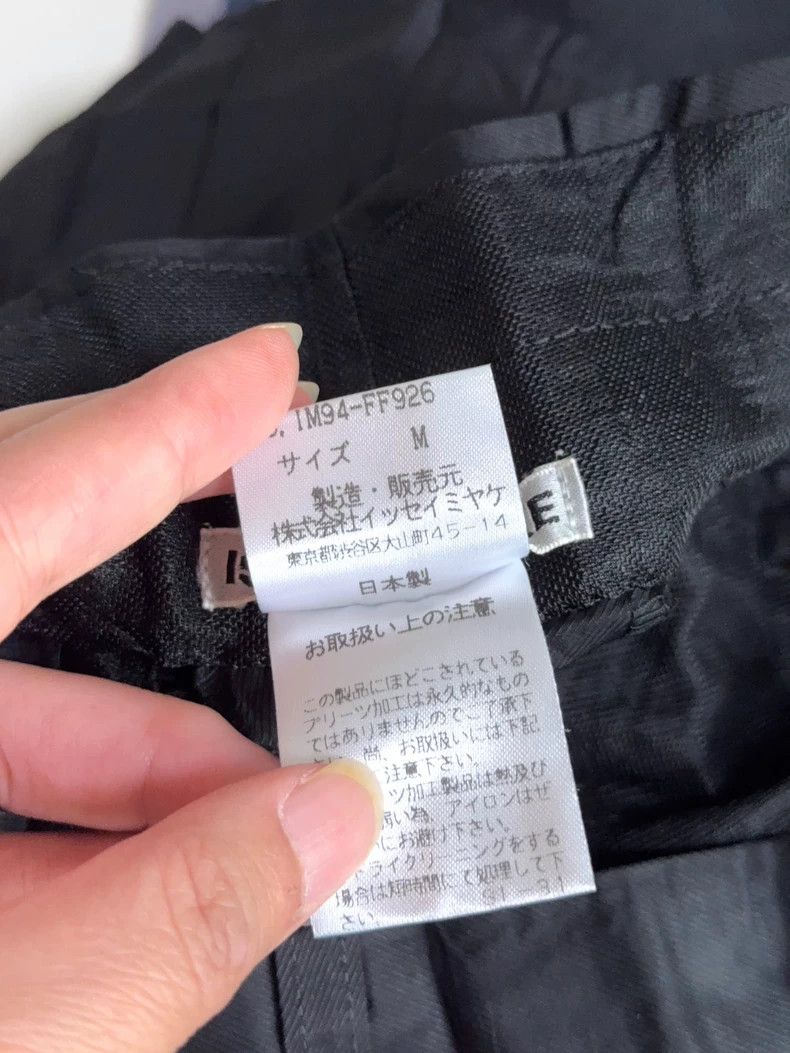 Issey Miyake Issey Miyake Black Pleated Wide-Leg Pants - dmc Size 28" / US 6 / IT 42 - 8 Thumbnail