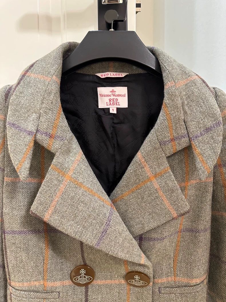 Vivienne Westwood Vivienne Westwood Vintage Plaid Horn Collar Jacket - dmc Size M / US 6-8 / IT 42-44 - 5 Thumbnail