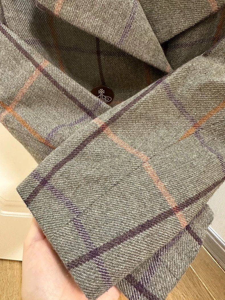 Vivienne Westwood Vivienne Westwood Vintage Plaid Horn Collar Jacket - dmc Size M / US 6-8 / IT 42-44 - 6 Thumbnail