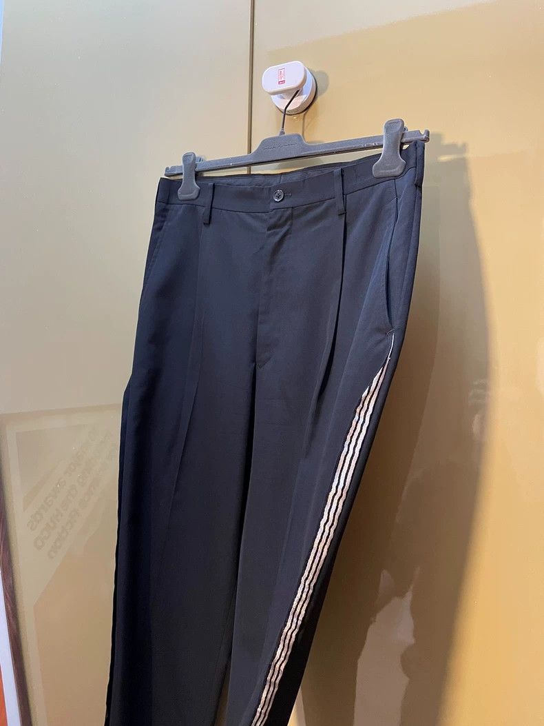 Yohji Yamamoto Yohji Yamamoto Striped Wool Silk Trousers - dmc Size 26" / US 2 / IT 38 - 3 Thumbnail