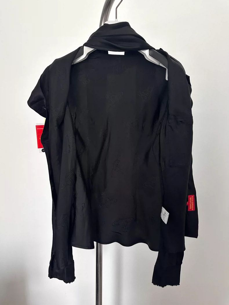 Vivienne Westwood Vivienne Westwood Bow Tie Saturn Logo Shirt - dmc Size M / US 6-8 / IT 42-44 - 7 Thumbnail