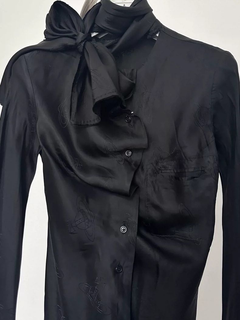 Vivienne Westwood Vivienne Westwood Bow Tie Saturn Logo Shirt - dmc Size M / US 6-8 / IT 42-44 - 5 Thumbnail