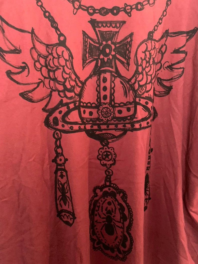 Vivienne Westwood Vivienne Westwood Saturn Wing Pendant Short Sleeve Top - dmc Size M / US 6-8 / IT 42-44 - 3 Thumbnail