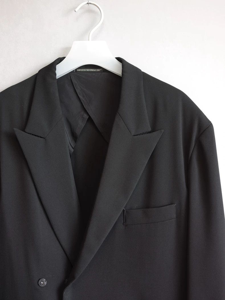 Yohji Yamamoto Yohji Yamamoto Asymmetric Double-Breasted Jacket - dmc Size M / US 6-8 / IT 42-44 - 5 Thumbnail