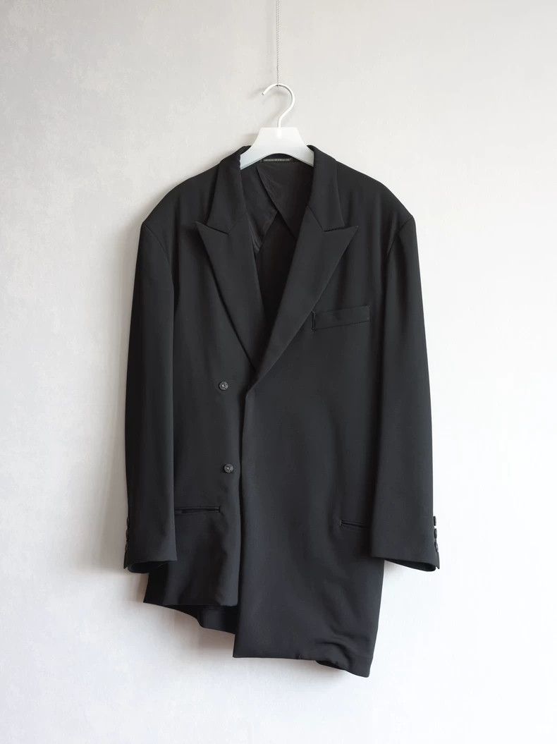 Yohji Yamamoto Yohji Yamamoto Asymmetric Double-Breasted Jacket - dmc Size M / US 6-8 / IT 42-44 - 3 Thumbnail