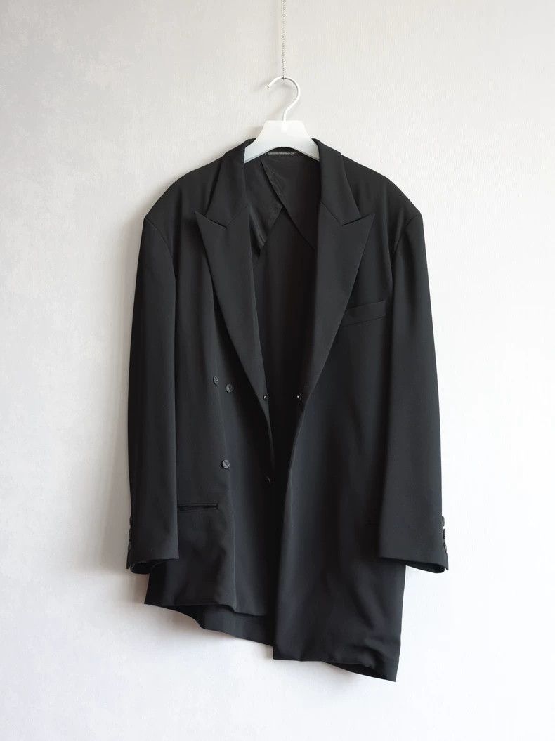 Yohji Yamamoto Yohji Yamamoto Asymmetric Double-Breasted Jacket - dmc Size M / US 6-8 / IT 42-44 - 2 Thumbnail