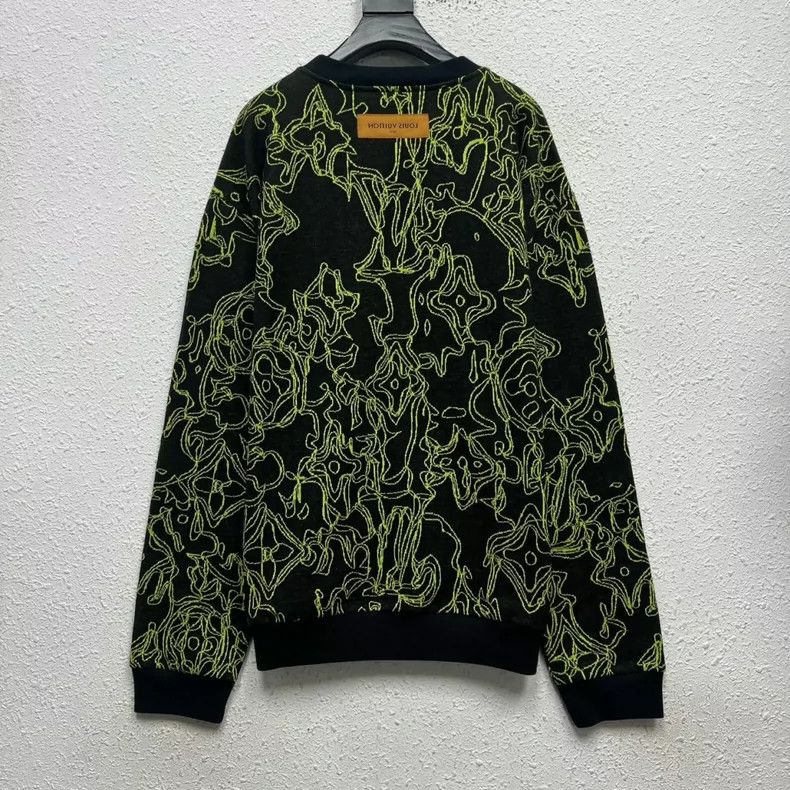 Louis Vuitton LOUIS VUITTON FW23 Logo Crewneck Sweater - dmc Size M / US 6-8 / IT 42-44 - 2 Thumbnail