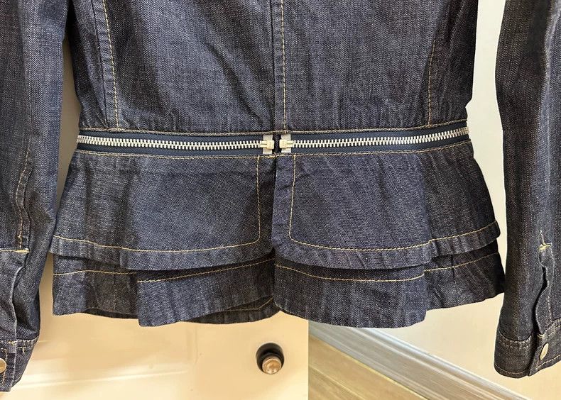 Vivienne Westwood Vivienne Westwood Denim Heart Collar Blazer - dmc Size M / US 6-8 / IT 42-44 - 4 Thumbnail