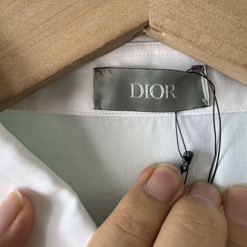 Dior Dior White Bee Embroidered Shirt - dmc Size XL / US 12-14 / IT 48-50 - 3 Thumbnail