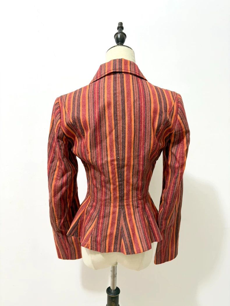 Vivienne Westwood Vivienne Westwood Red Striped Fitted Blazer - dmc Size M / US 6-8 / IT 42-44 - 4 Thumbnail