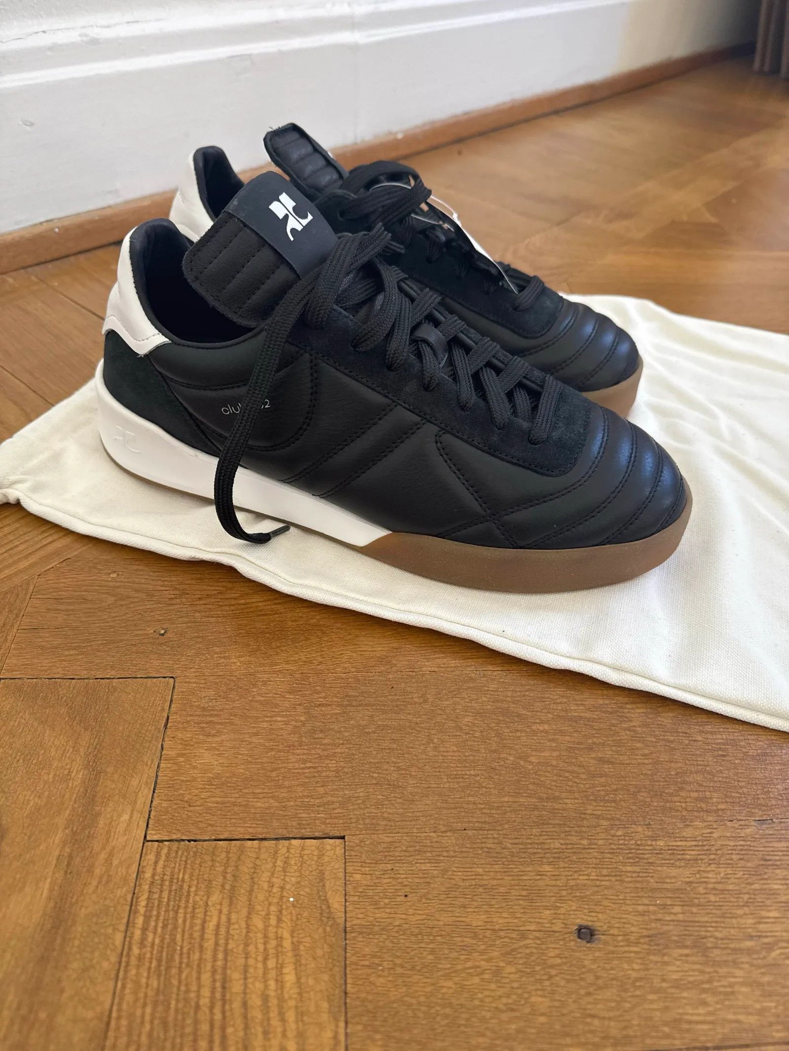 Courreges Courreges Club 02 Leather Sneakers Size US 11 / IT 41 - 4 Thumbnail