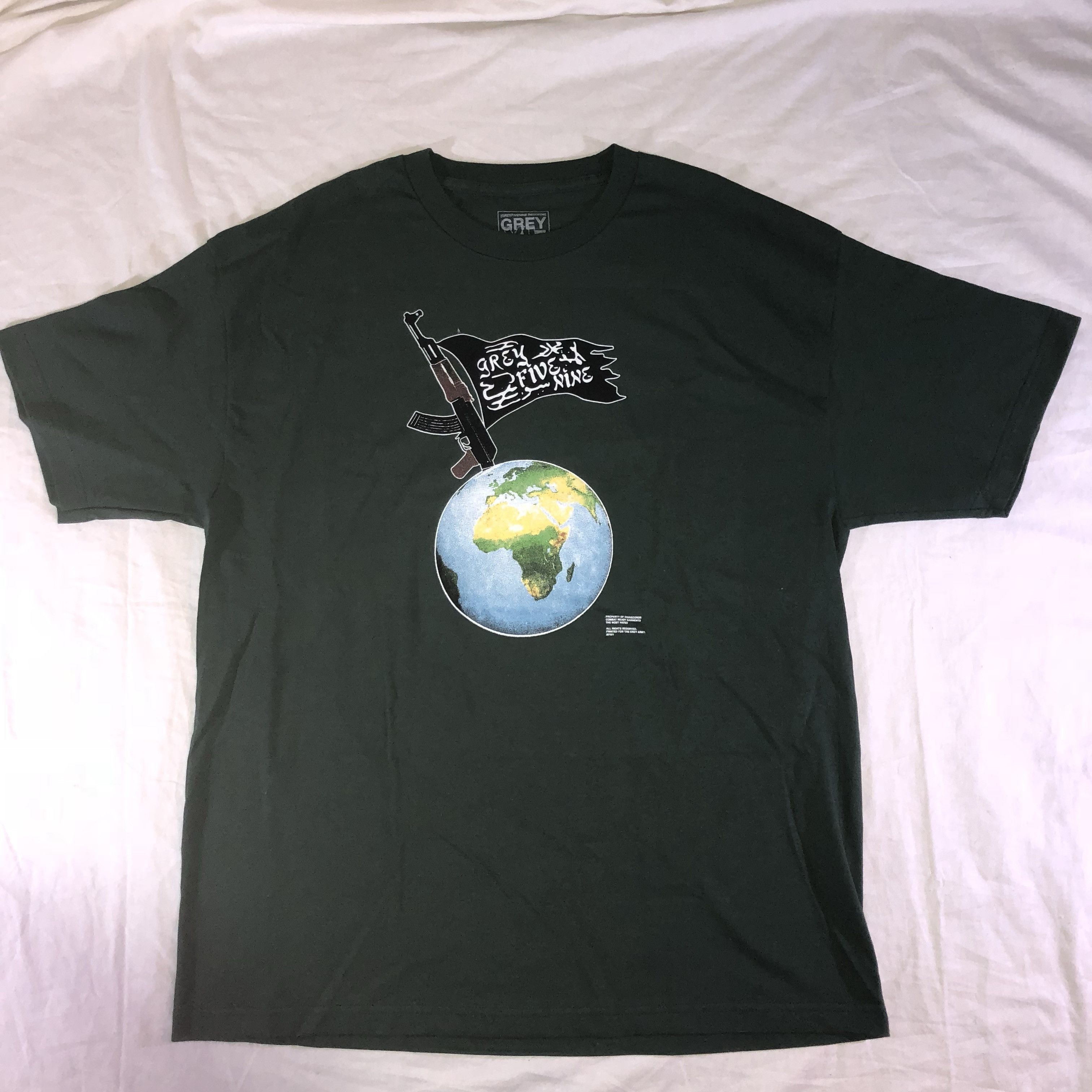 G59 Records G59 SuicideBoys Ak47 Arabic Flag World T shirt