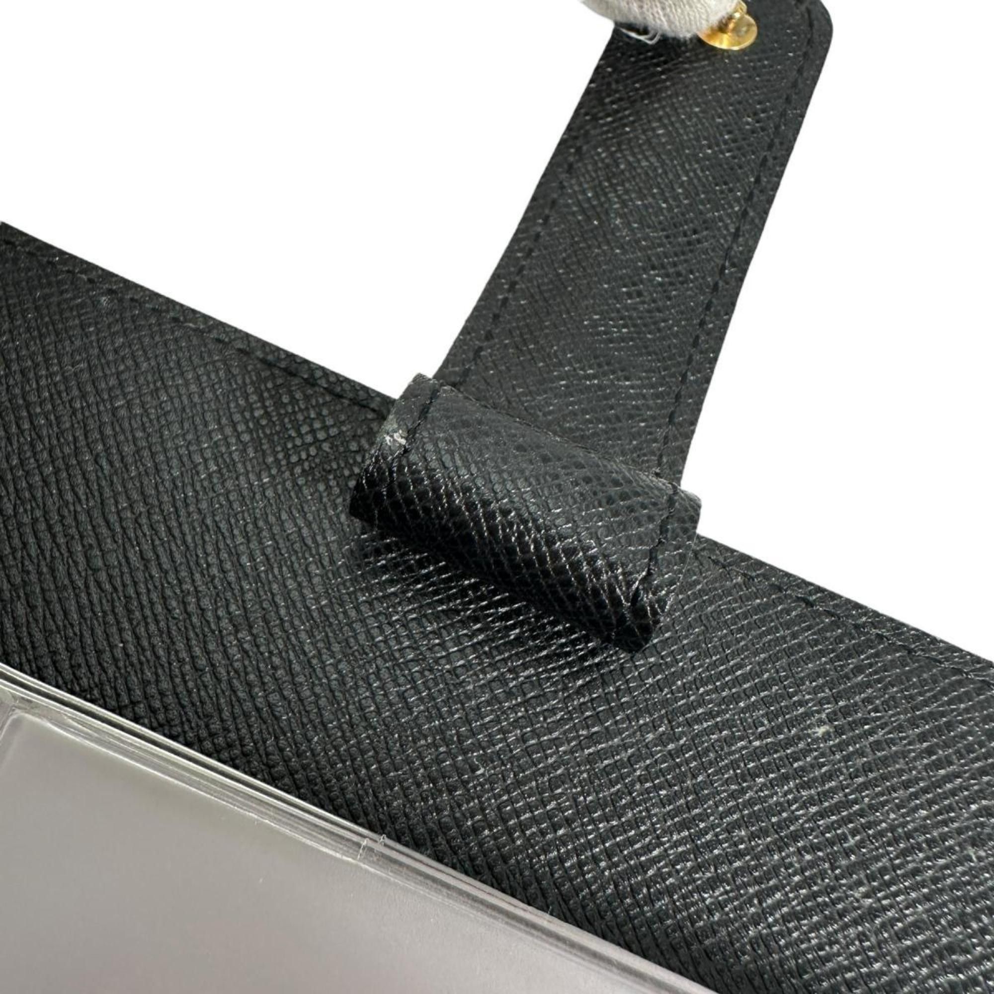 Louis Vuitton Louis Vuitton Epi Leather Agenda MM Planner Cover, R20042, Noir Size ONE SIZE - 13 Thumbnail